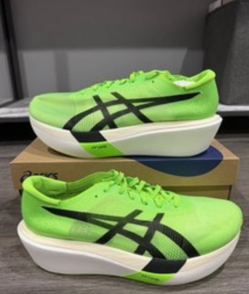 Asics Green Running Shoes