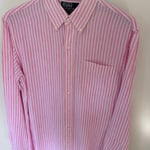 Polo Ralph Lauren Pink Striped Shirt Medium size