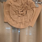 Zara textured flower top linen blend, XS