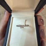 Diamond solitaire ring