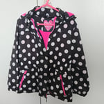 Cool Club Girls Polka Dot Windbreaker / Rain Jacket (Size 116 / 5-6 Years)