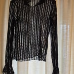 Zara Black Lace Top, XS,never worn,no tags