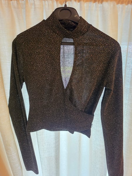 Pink woman-Glitterry Top,XS size