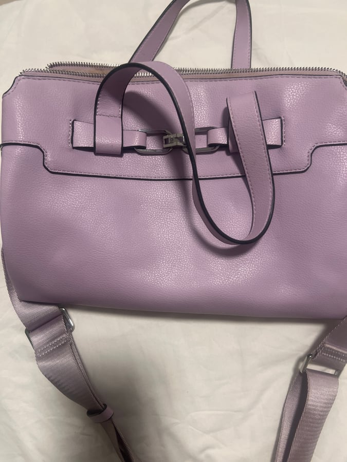 Samsonite Lavender Leather Handbag