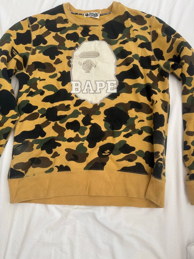 Bape Camouflage Sweatshirt authentic