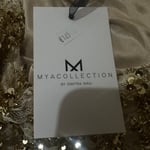 Gold Sequined Formal Dress