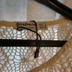 Stradivarius Longsleeve Crochet Top, beige color, Small size, no tags but unworn