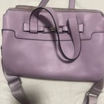 Samsonite Lavender Leather Handbag