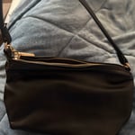 Black Leather Shoulder Bag