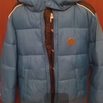 Georgio Armani Blue Jacket with Hood size 8