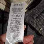 ORIGINAL GUCCI Plaid Trousers 