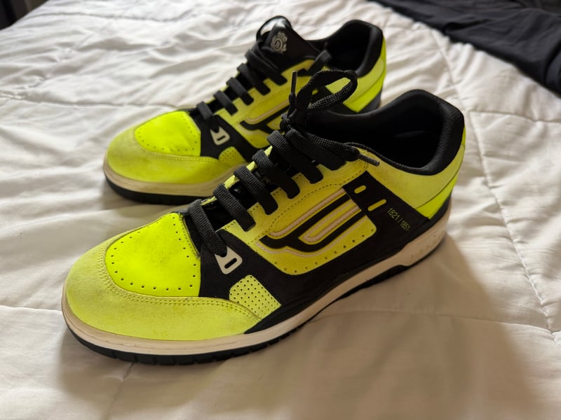 Bally Yellow & Black Sneakers used EU size 8E - US size 9D