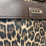 Brown Leopard Print Handbag DOCA