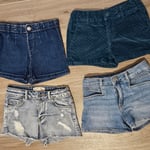 4 pair of denim shorts (7-8 years old / 128 cm)
