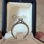 Diamond solitaire ring