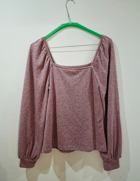 Pink Long-Sleeved Blouse