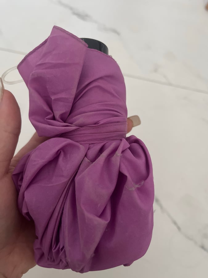 Purple Fabric Cover