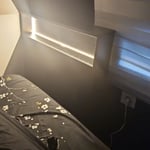 Cabecero con LED y repisa