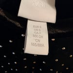H&M black velvet dress,Small size