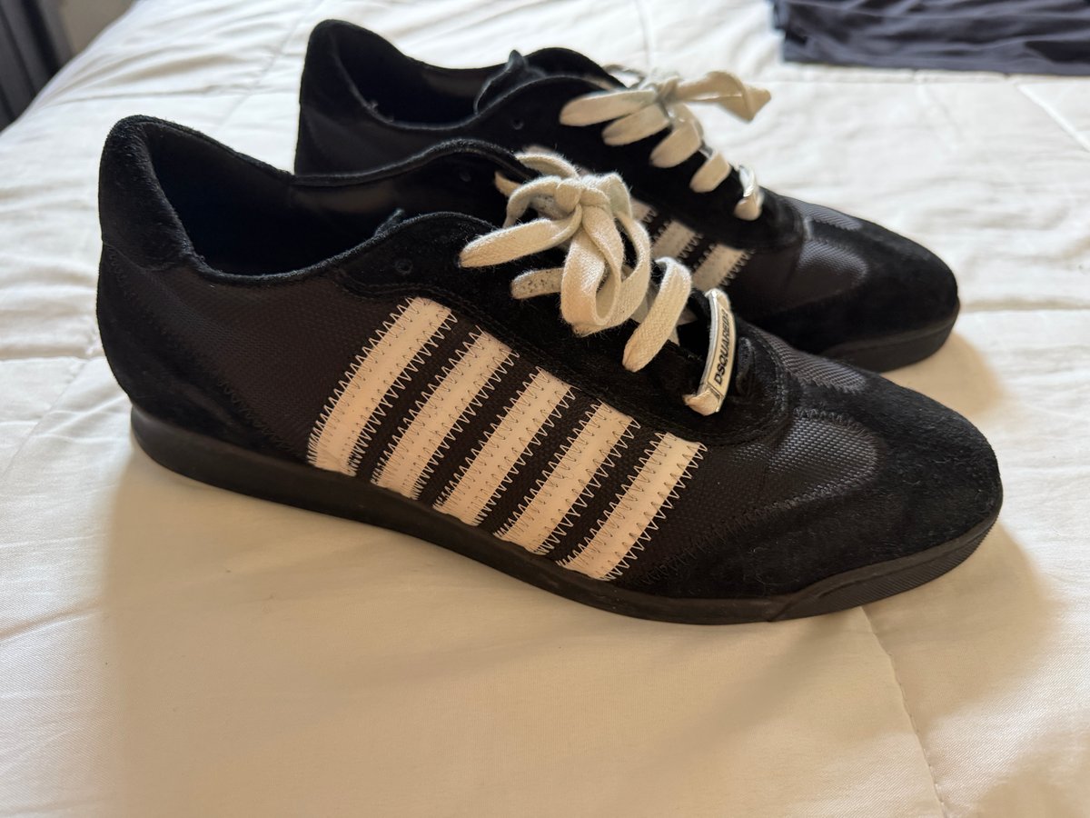 DSQUARED2 used Black sneakers 43 size