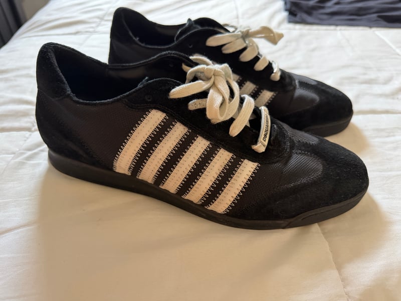 DSQUARED2 used Black sneakers 43 size