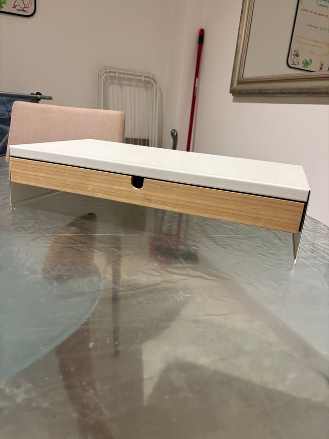 Laptop Stand Wooden White
