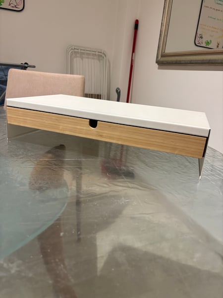 Laptop Stand Wooden White