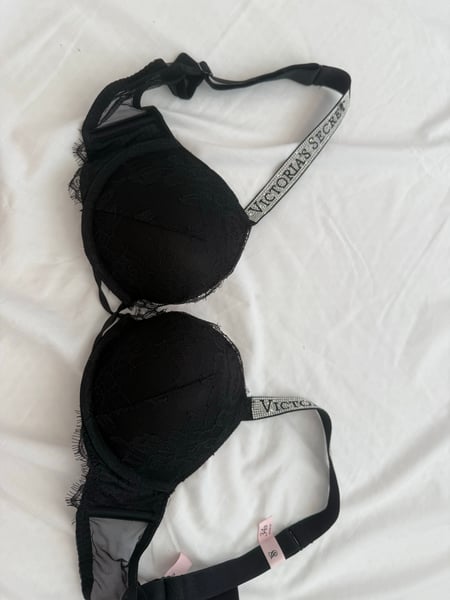 Victoria's Secret Black Lace Bra, Size 34B