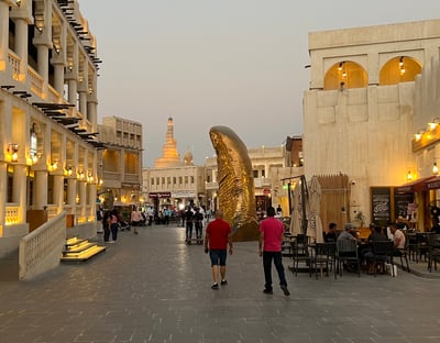 The Golden Thumb Statue