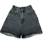 Dark Gray Denim Shorts