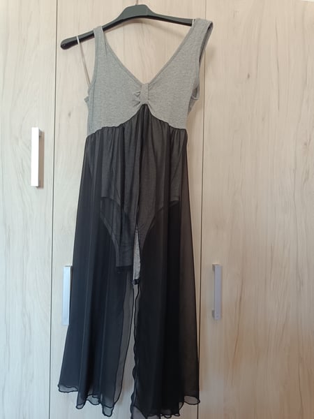 Grey and Black Jumpsuit