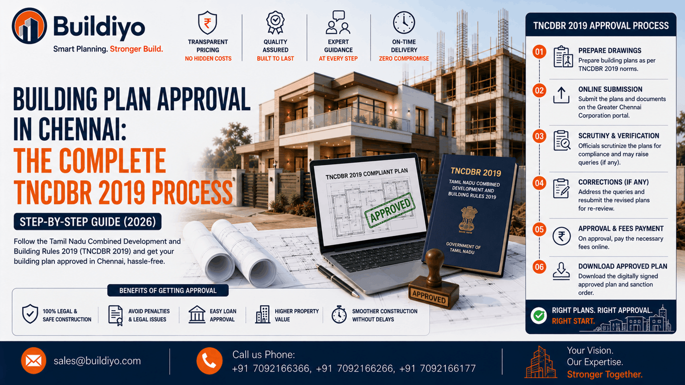 Building Plan Approval in Chennai: The Complete TNCDBR 2019 Process
