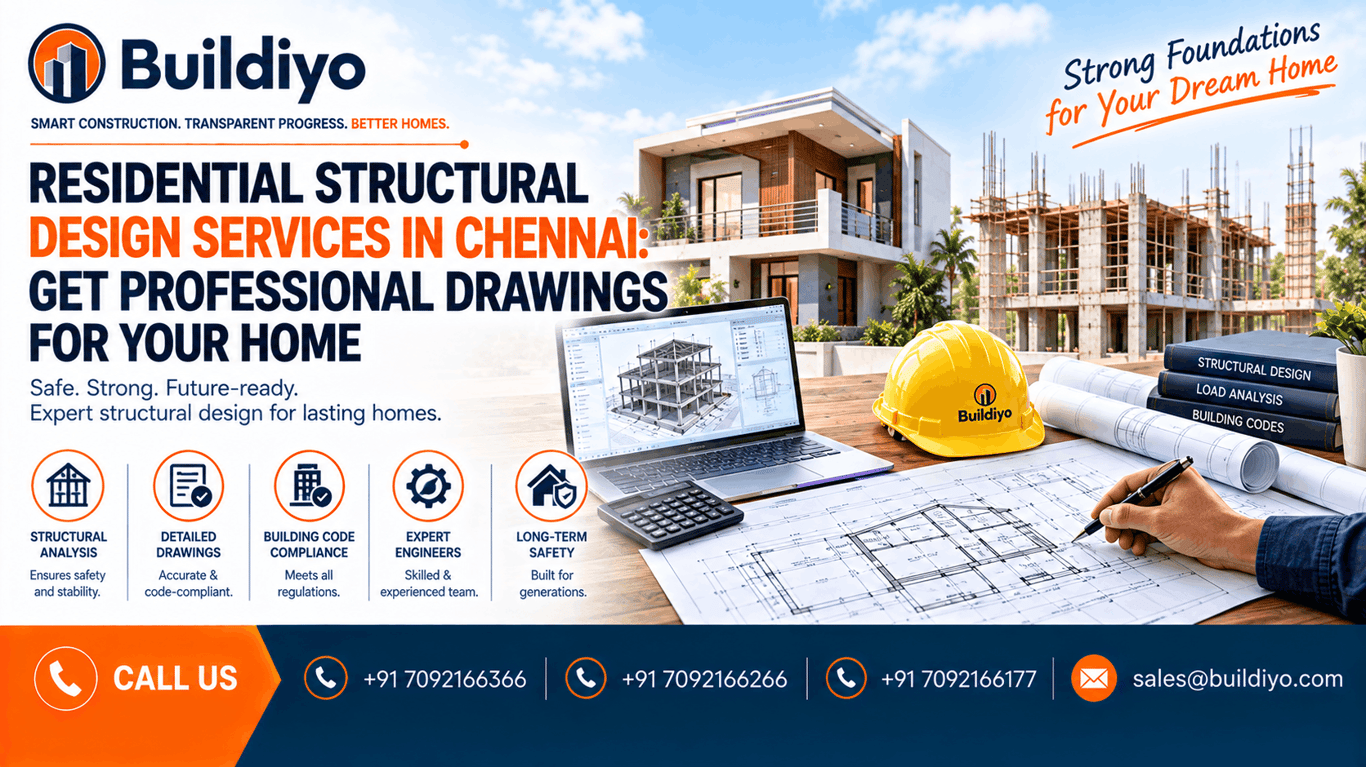 Residential Structural Design Services in Chennai: Get Professional Drawings for Your Home
