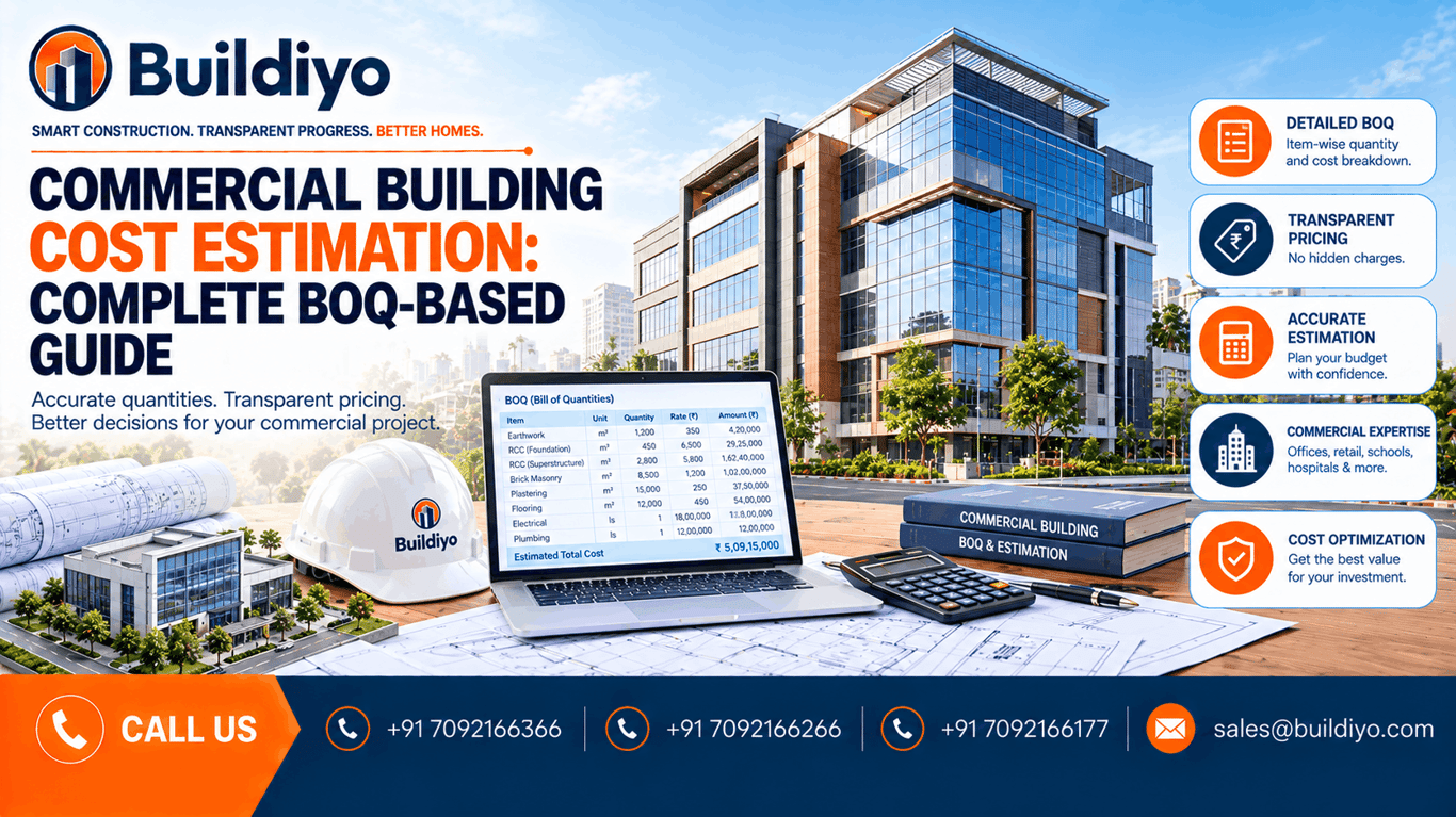 Commercial Building Cost Estimation: Complete BOQ-Based Guide