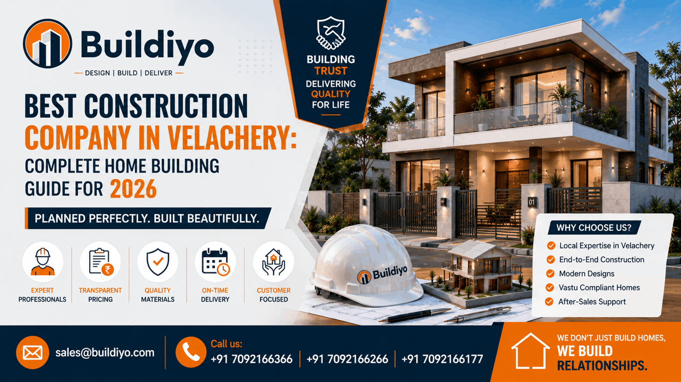 Best Construction Company in Velachery: Complete Home Building Guide for 2026