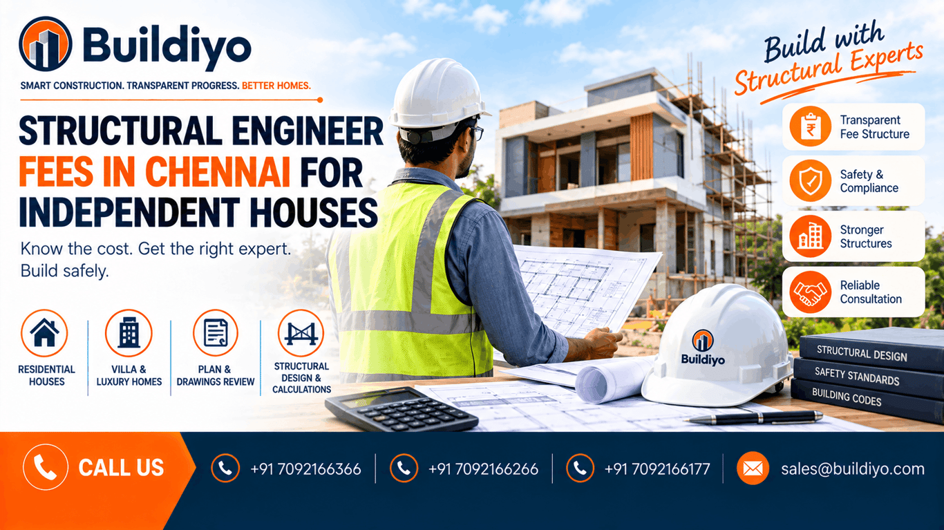 Structural Engineer Fees in Chennai for Independent Houses