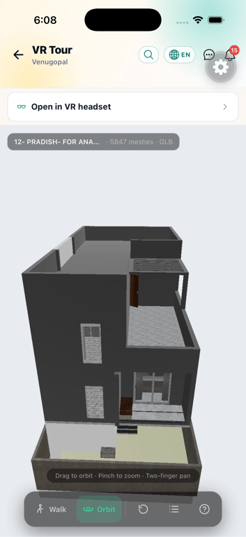 VR Walkthrough