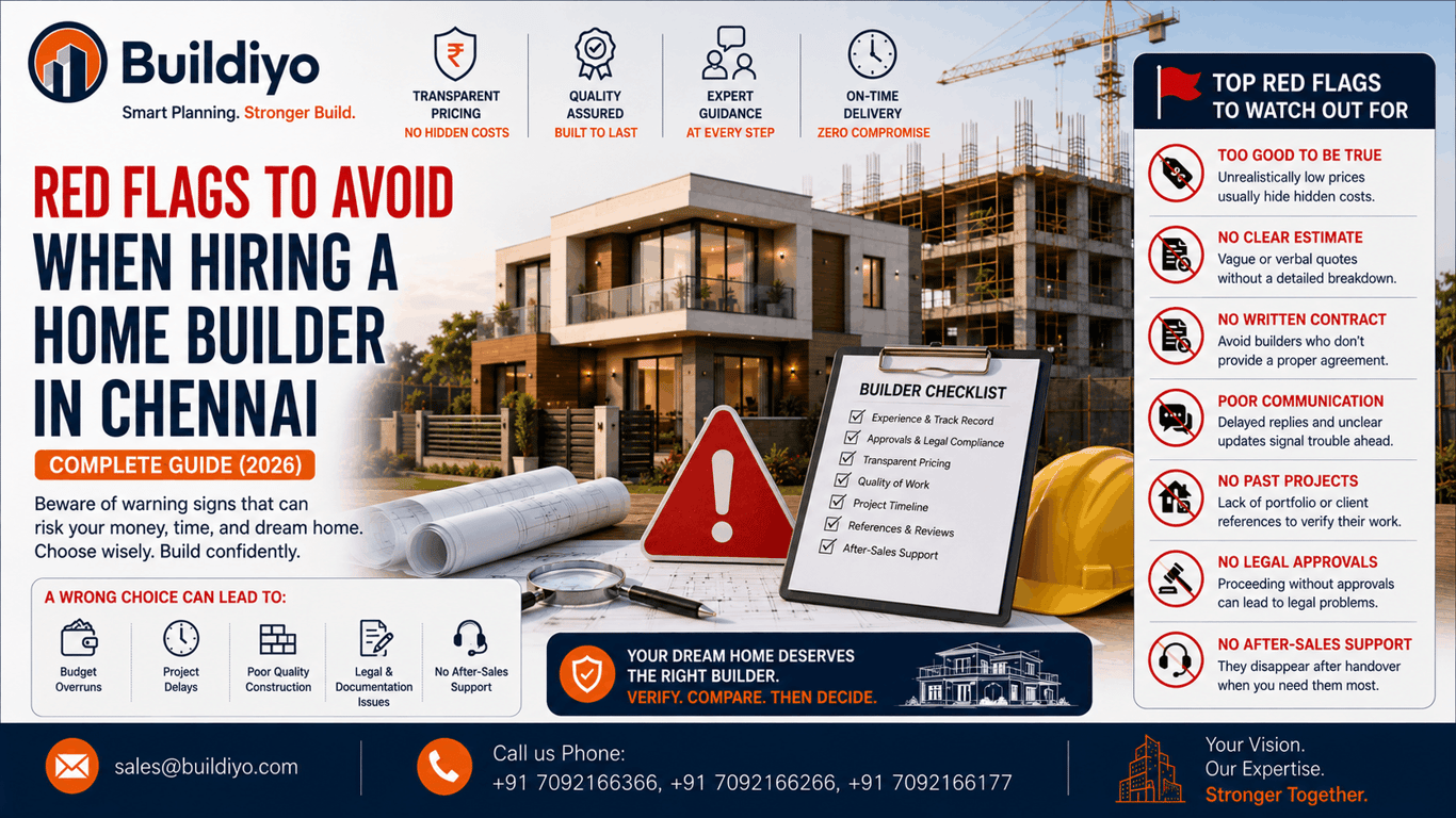 House Construction Process in Chennai: Foundation to Handover, Stage by Stage