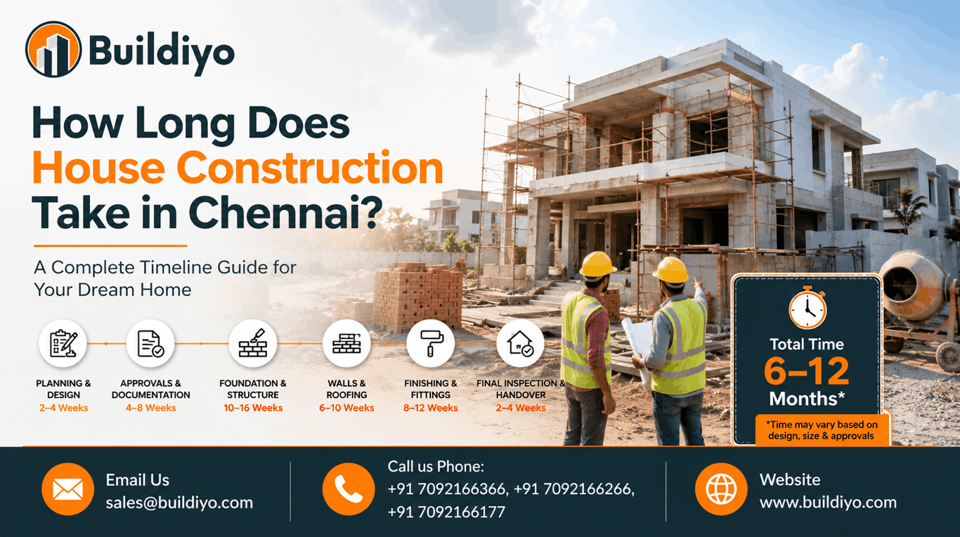 How Long Does House Construction Take in Chennai?