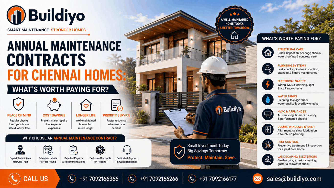 Annual Maintenance Contracts for Chennai Homes: What’s Worth Paying For?