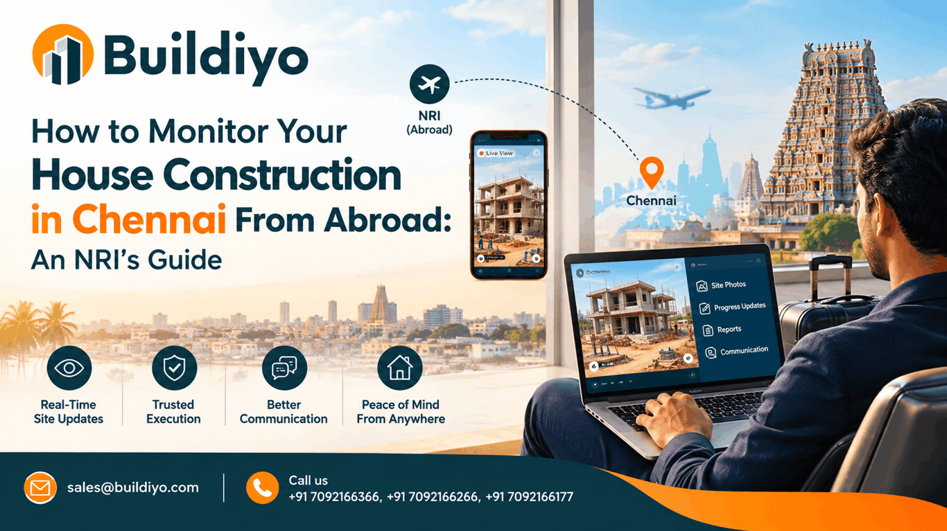 How to Monitor Your House Construction in Chennai From Abroad: An NRI’s Guide
