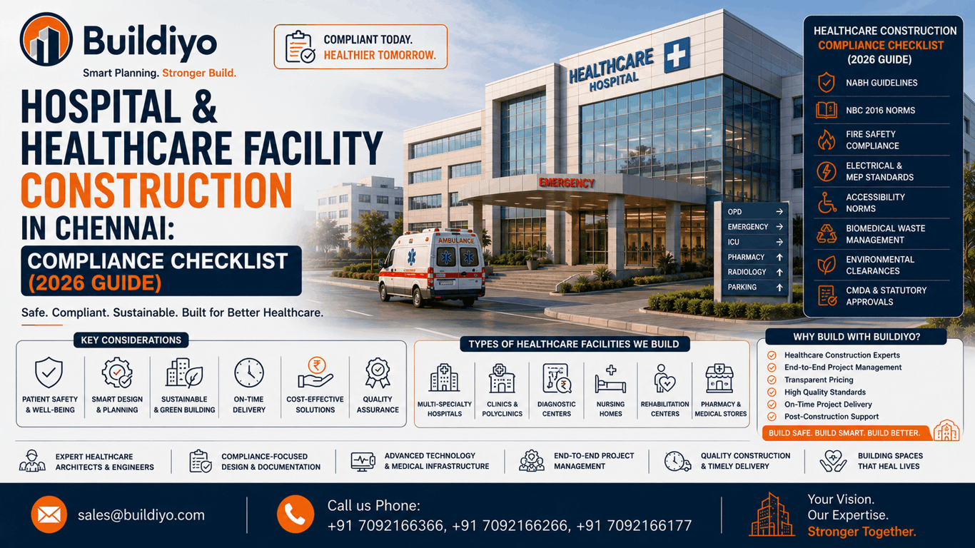 What Drives Commercial Construction Costs in Chennai in 2026?