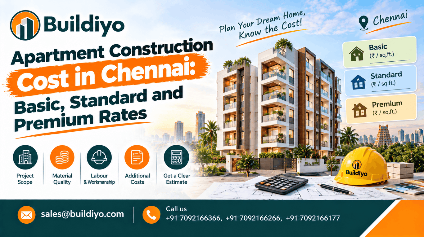Apartment Construction BOQ Estimator in Chennai: Calculate Your Building Cost