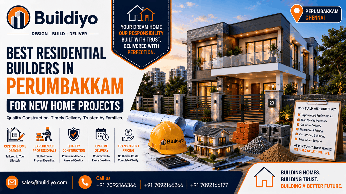 Best Residential Builders in Perumbakkam for New Home Projects
