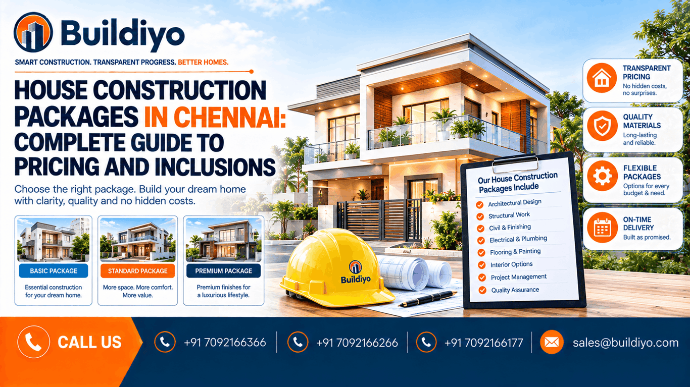 House Construction Packages in Chennai: Complete Guide to Pricing and Inclusion