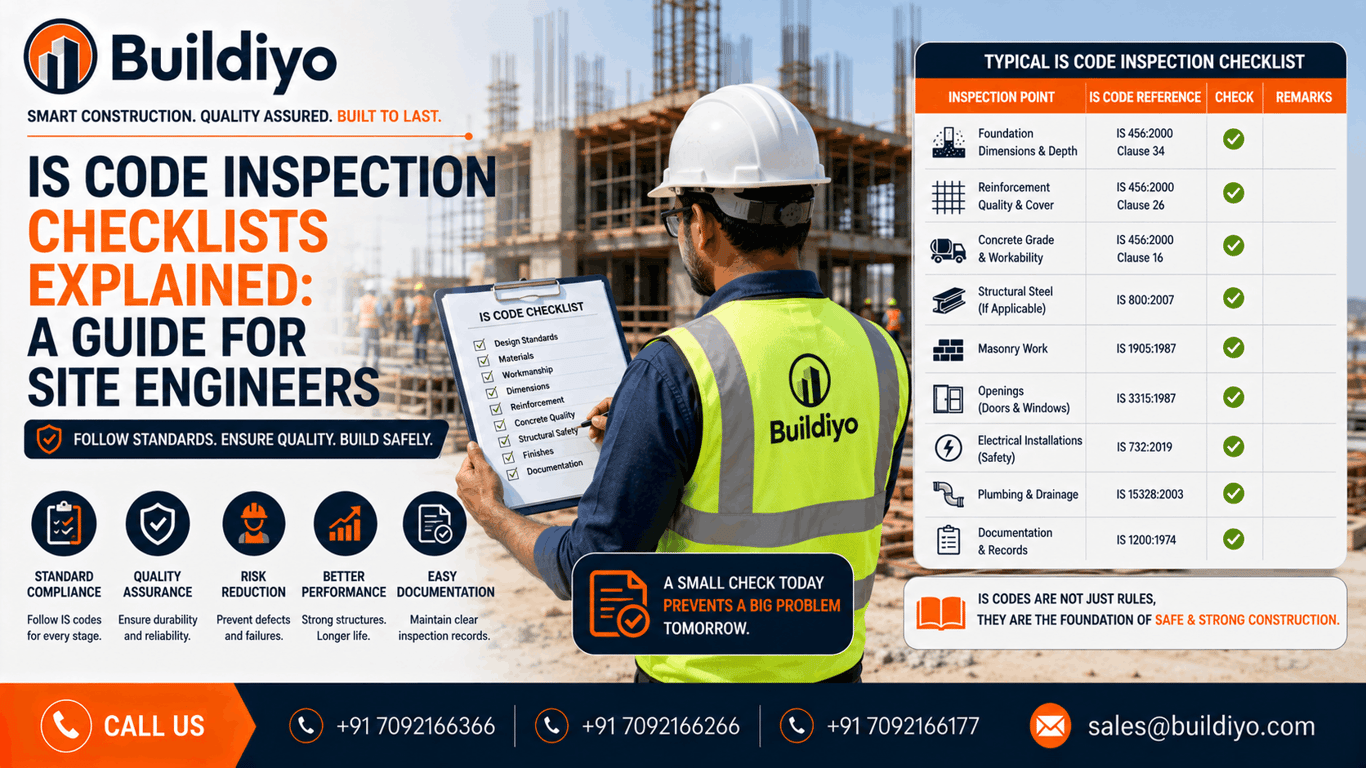 IS Code Inspection Checklists Explained: A Guide for Site Engineers