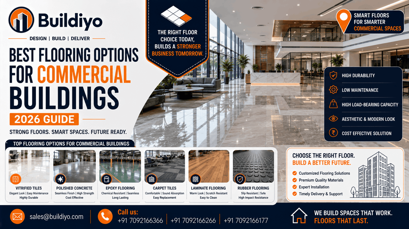Best Flooring Options for Commercial Buildings (2026 Guide)