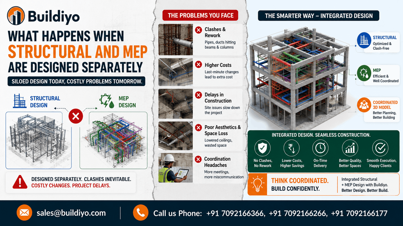 What Happens When Structural and MEP Are Designed Separately