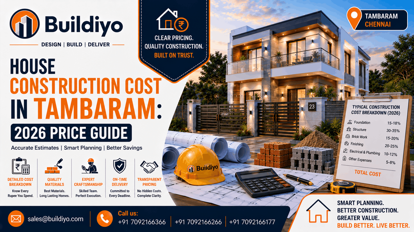 House Construction Cost in Tambaram: 2026 Price Guide