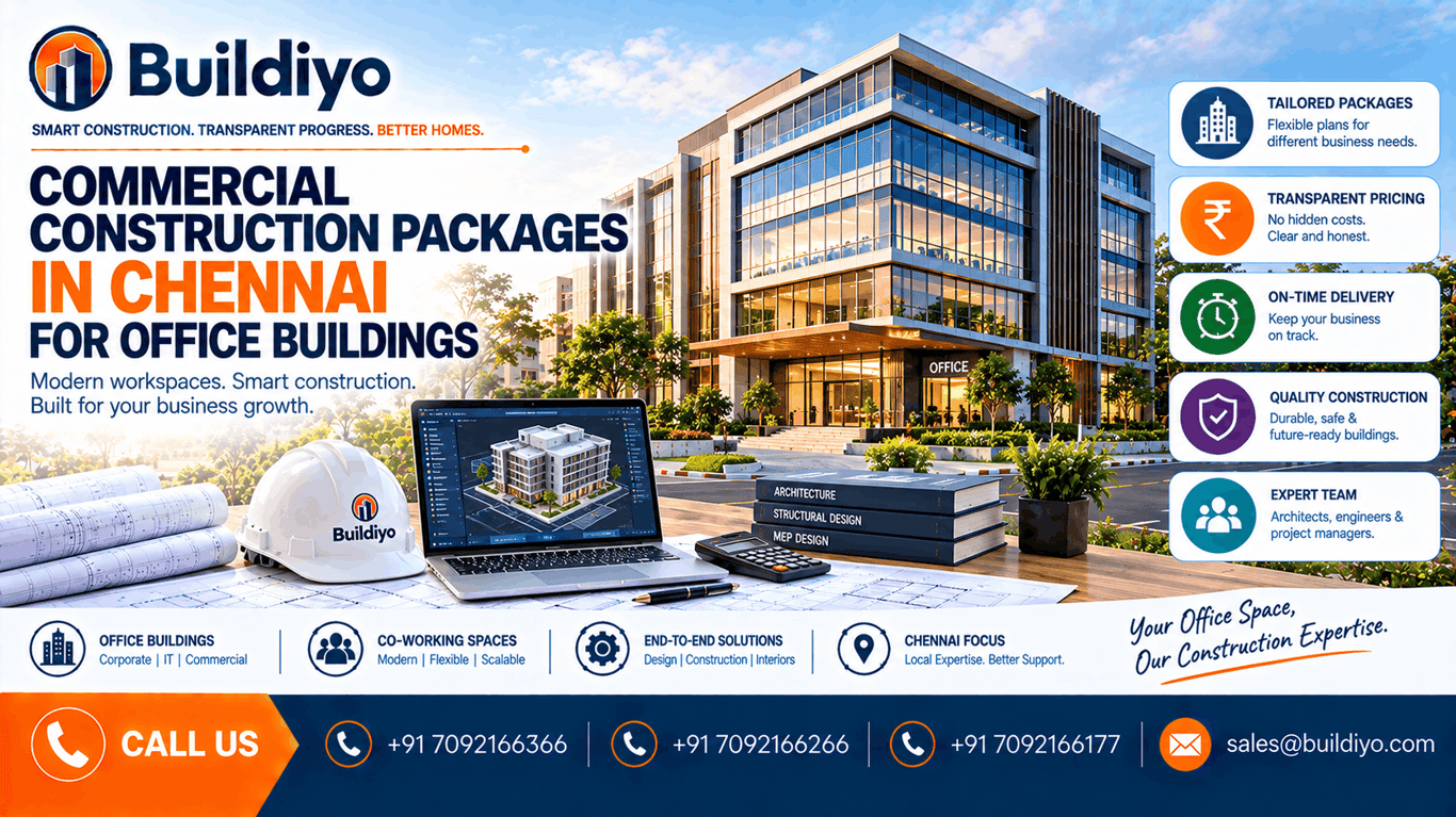 Commercial Construction Packages in Chennai for Office Buildings